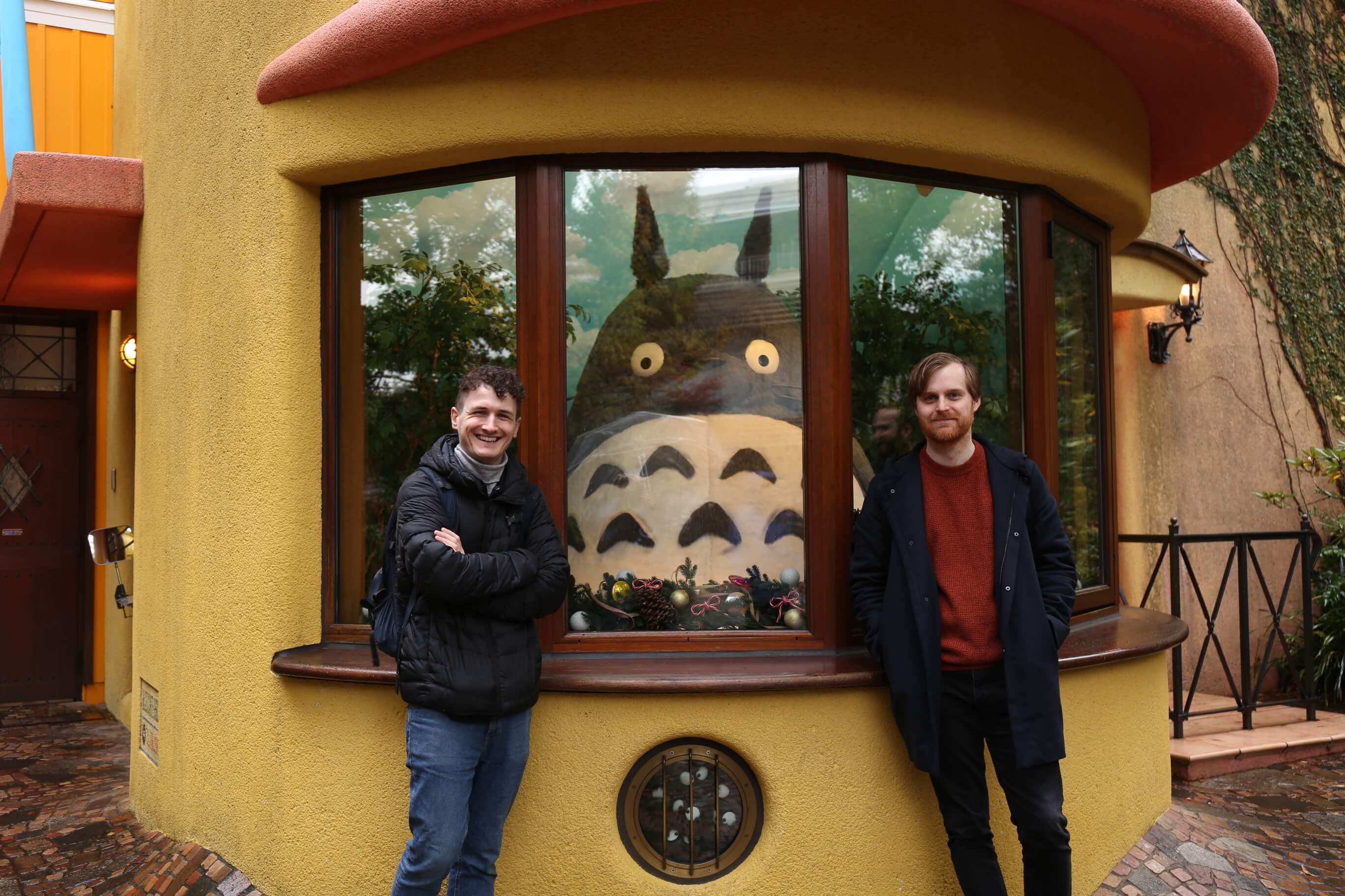 Michael + Jake at Museum ticket office